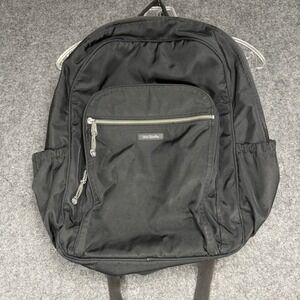 Vera Bradley Black Backpack Floral Interior Travel School Book Bag